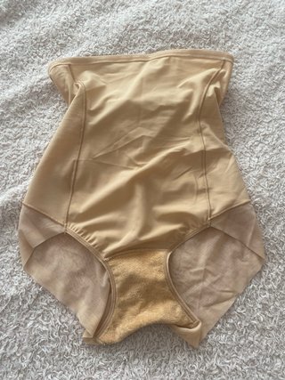 Faja reductora beige alta compresión