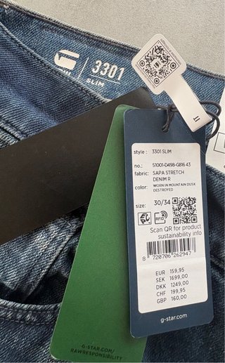 Vaqueros G-Star RAW Hombre T 44