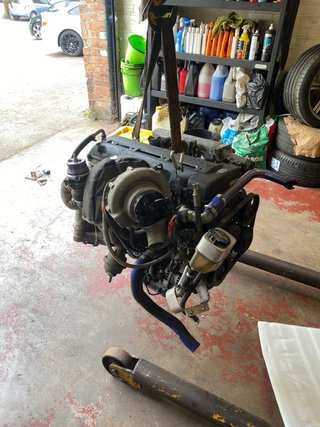 Motor 2JZ GTE Single Turbo Supra