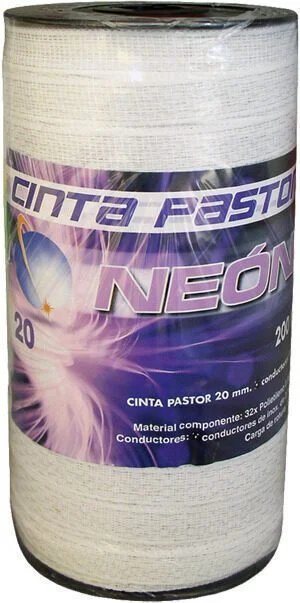 Cinta Pastor Eléctrica Neón 20mm 200m