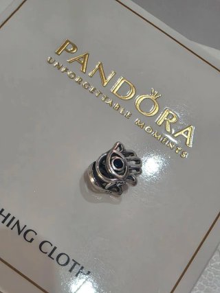 Charm Pandora Mano de Fátima Ojo Azul
