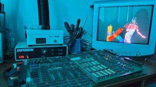 Karate blazers - Videosystem jamma arcade pcb work