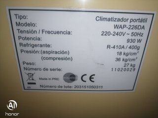 Aire Acondicionado Portátil Equation Beige