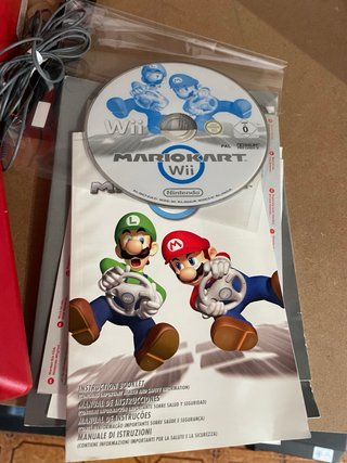 Nintendo Wii Mini Rosso/Nero Completo