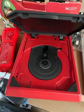 Nintendo Wii Mini Rosso/Nero Completo