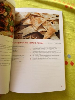 Revista de recetas Cosori Frances y Aleman