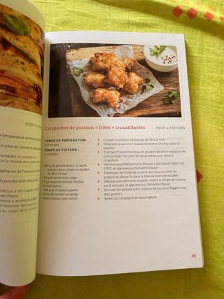 Revista de recetas Cosori Frances y Aleman