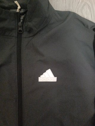 Chaqueta Adidas Hombre Negra/Gris