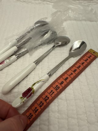 Set di 6 cucchiaini Royal con fiori