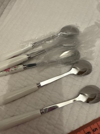 Set di 6 cucchiaini Royal con fiori