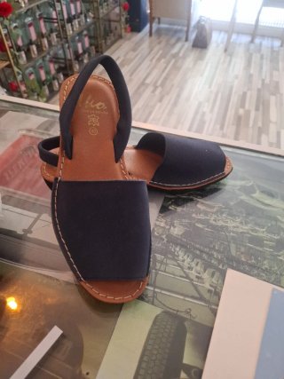 Sandalias Aura Azul/Marrón Talla 40