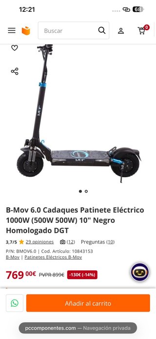 Patinete B-MOV 6.0