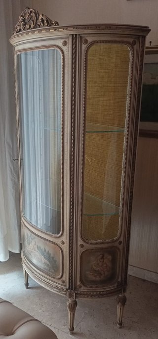 Credenza Luigi XVI con vetri