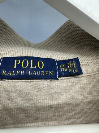Jersey Ralph Lauren 1/4 cremallera beige