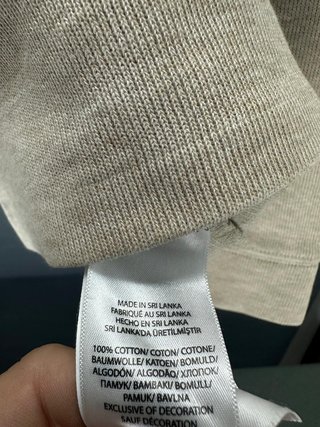 Jersey Ralph Lauren 1/4 cremallera beige