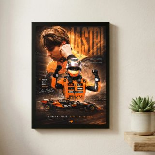 Quadro Poster Oscar Piastri McLaren F1 Team