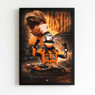 Quadro Poster Oscar Piastri McLaren F1 Team