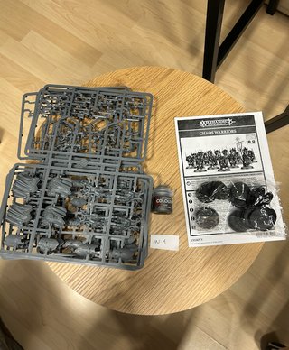 Warhammer 16 Guerreros del Caos + Pintura