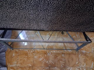 Mueble TV cristal con ruedas
