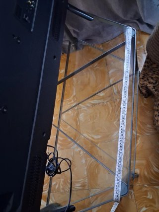 Mueble TV cristal con ruedas