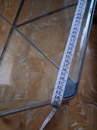 Mueble TV cristal con ruedas