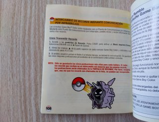 MANUAL POKEMON PINBALL ESPAÑOL GAME BOY COLOR