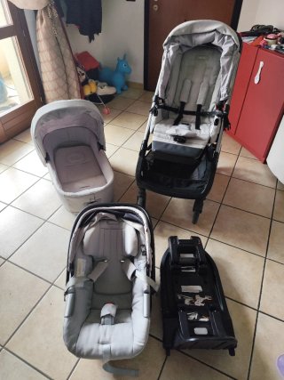 Trio Inglesina Aptica XT Grigio Completo