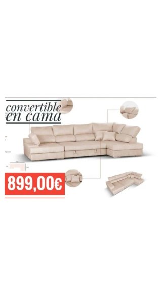 Sofás y chaiselongue cama