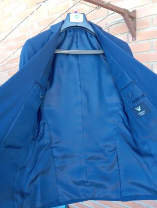 Traje azul marino hombre