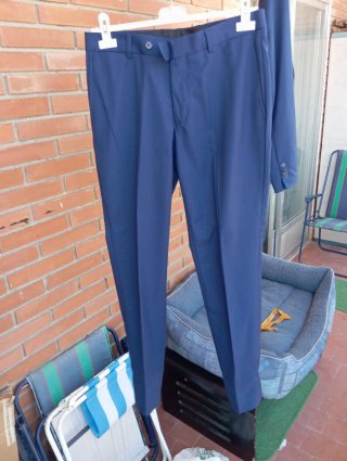Traje azul marino hombre