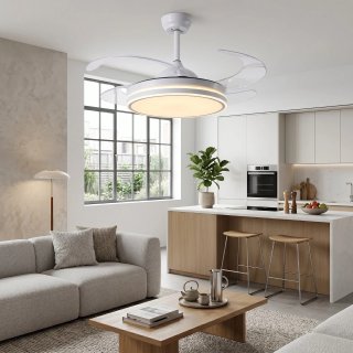 Ventilatore soffitto LED con telecomando