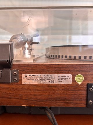 Tocadiscos Pioneer PL-570 Quartz Drive