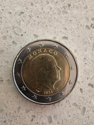 Moneda 2 Euros Monaco 2024