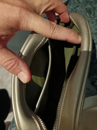 Bolso Gucci Plateado Pequeño