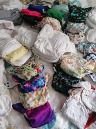 Lote Pañales de Tela Reutilizables