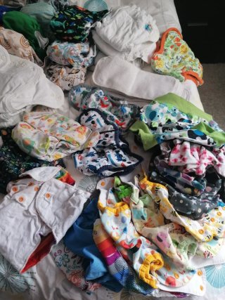 Lote Pañales de Tela Reutilizables