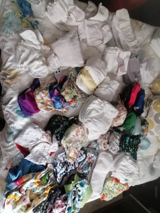 Lote Pañales de Tela Reutilizables