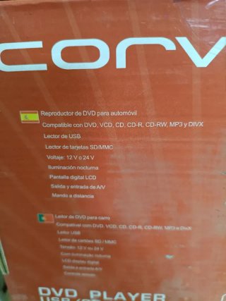 Reproductor DVD Corvy DVD-675