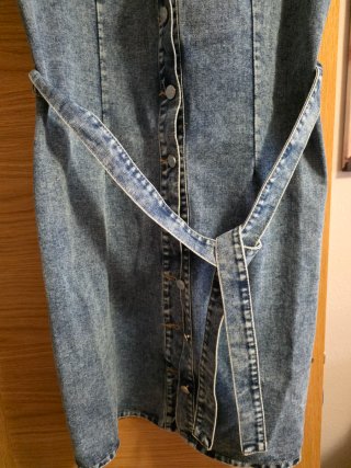 Vestido vaquero camisero midi