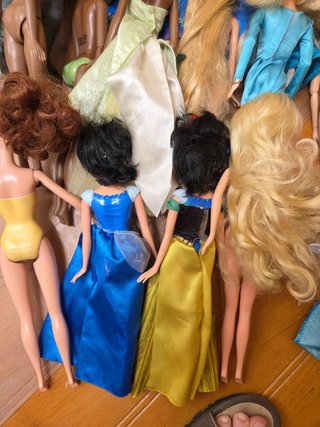 Lote 16 Bambole Mattel e Disney