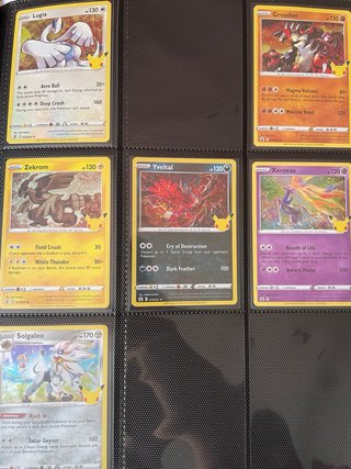 Cartas Pokémon 25 Aniversario