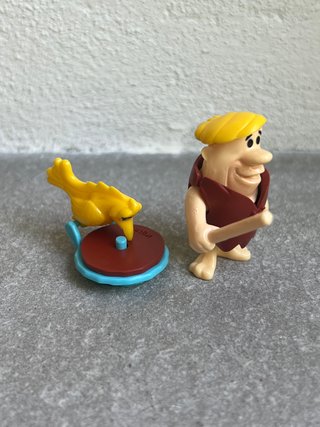 Barney con giradischi Flintstones 2000 Kinder
