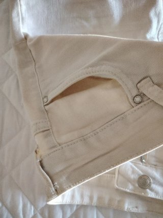 Pantaloncini cotone elasticizzato beige