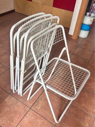 SEDIA IKEA VINTAGE TED NET 1978 DESIGN  PIEGHEVOLI