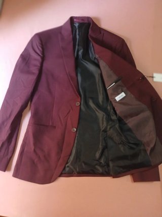 Traje Granate Isaac Dewhirst Talla 46