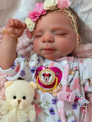 Reborn realizada con Génesis, horneado y barnizada