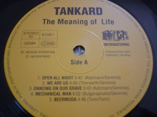 Tankard - "The Meaning Of Life" LP