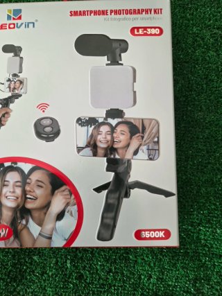 Kit Video Smartphone Luce LED Treppiede microfono