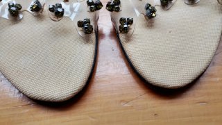 Sandalias D'Antonio Beige con Pedrería