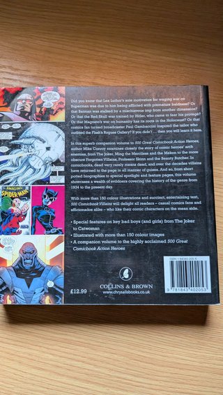 Libro 500 Comicbook Villains (Edición en Inglés)